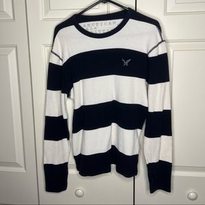 American Eagle Large Striped Sweater